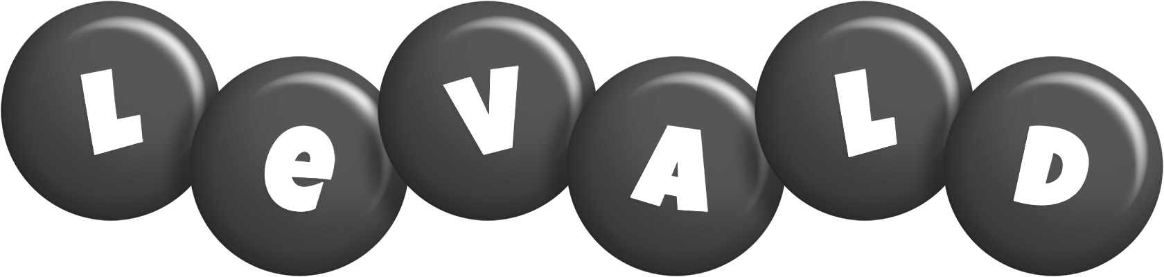 Levald candy-black logo