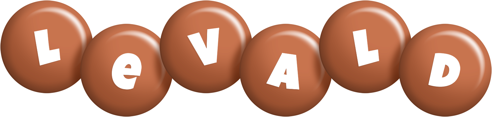 Levald candy-brown logo