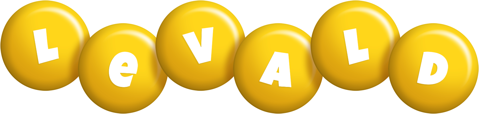 Levald candy-yellow logo