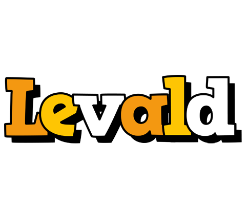 Levald cartoon logo