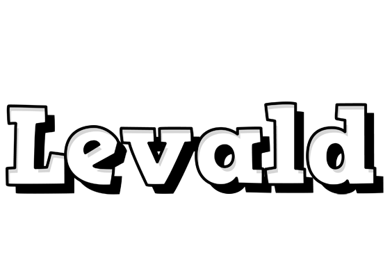 Levald snowing logo