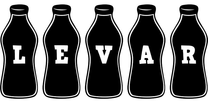 Levar bottle logo