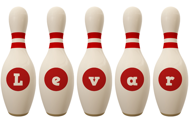 Levar bowling-pin logo