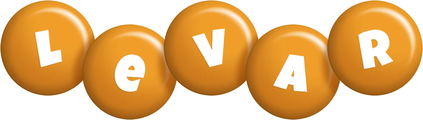 Levar candy-orange logo