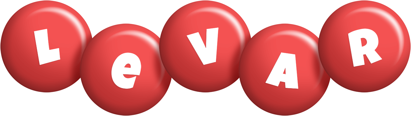 Levar candy-red logo