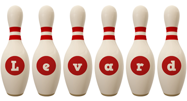 Levard bowling-pin logo