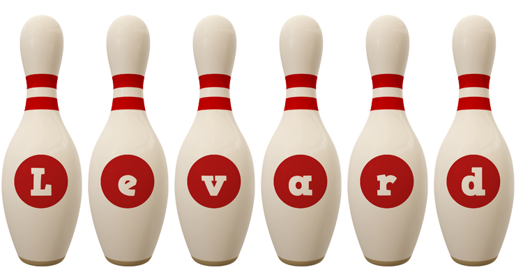 Levard bowling-pin logo