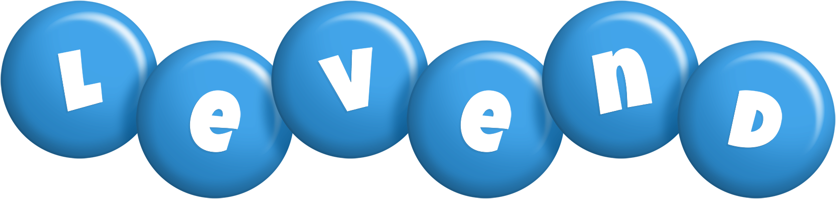 Levend candy-blue logo