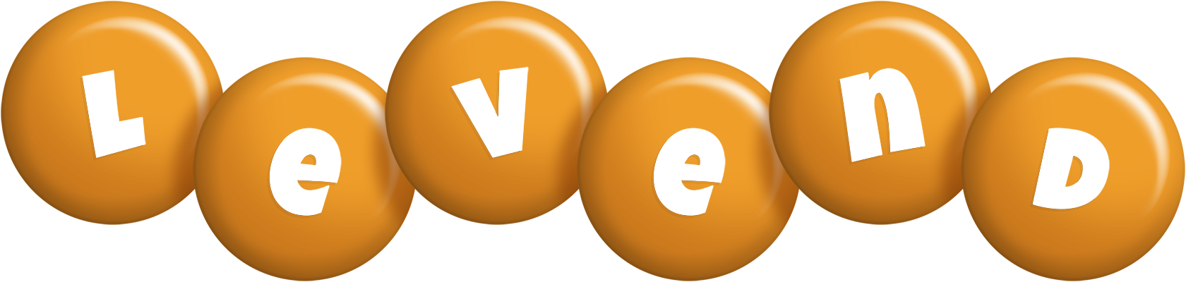 Levend candy-orange logo