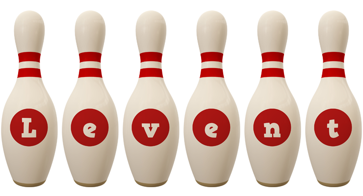 Levent bowling-pin logo