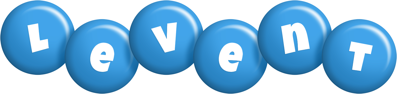 Levent candy-blue logo