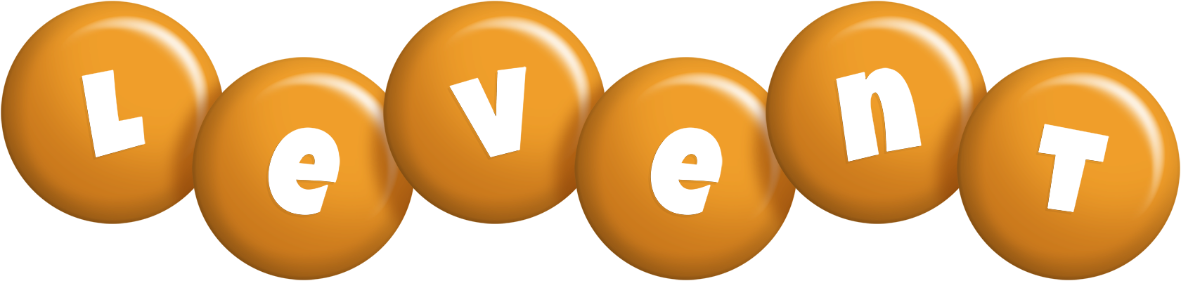 Levent candy-orange logo