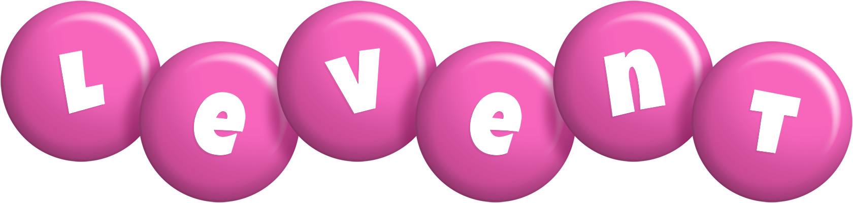 Levent candy-pink logo