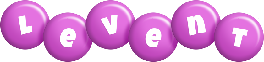 Levent candy-purple logo