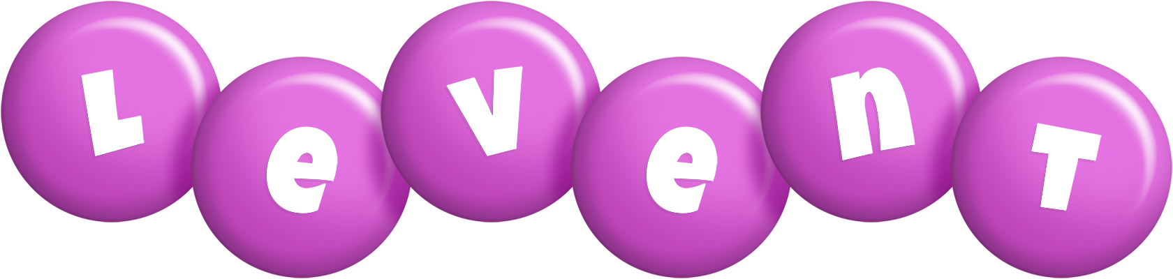 Levent candy-purple logo