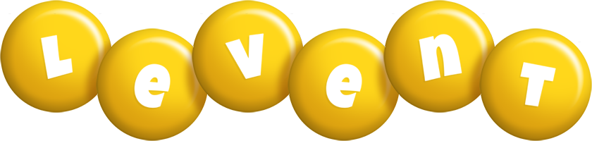 Levent candy-yellow logo