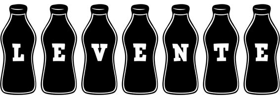 Levente bottle logo