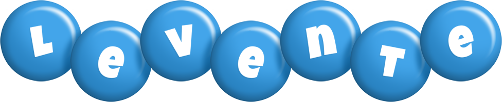 Levente candy-blue logo