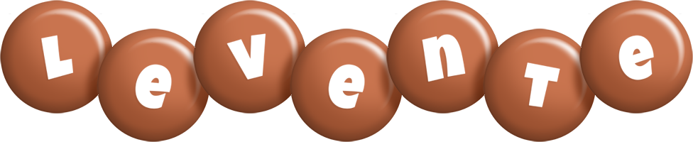 Levente candy-brown logo