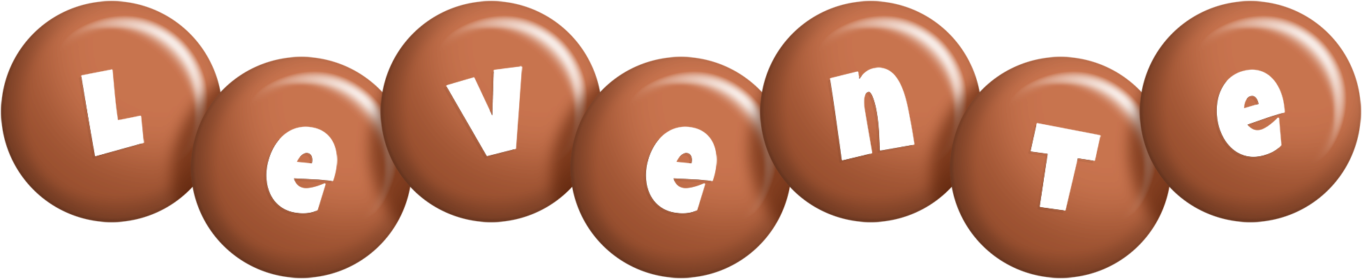 Levente candy-brown logo
