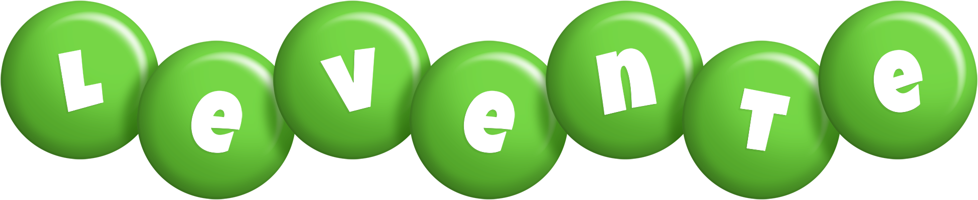 Levente candy-green logo