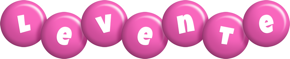 Levente candy-pink logo