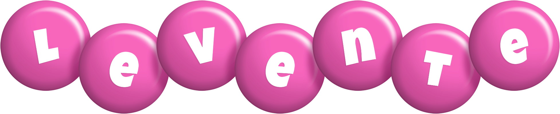 Levente candy-pink logo