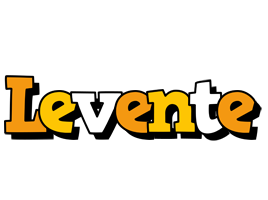 Levente cartoon logo