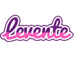 Levente cheerful logo