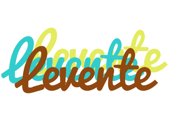 Levente cupcake logo