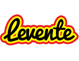 Levente flaming logo