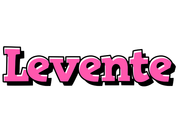 Levente girlish logo