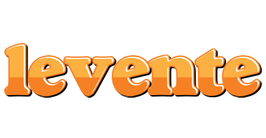 Levente orange logo