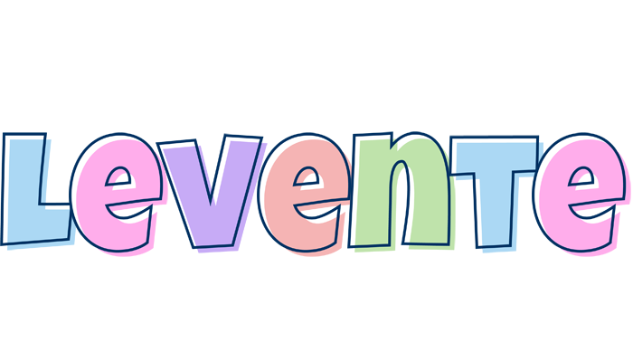 Levente pastel logo