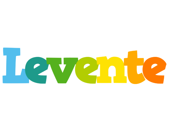 Levente rainbows logo
