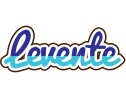 Levente raining logo