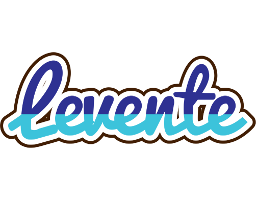 Levente raining logo