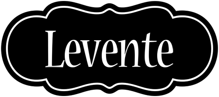 Levente welcome logo