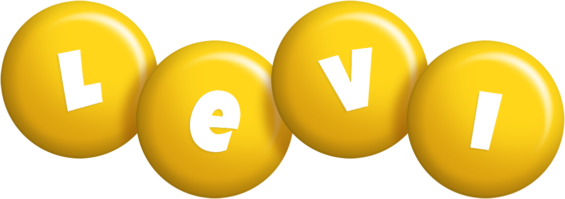 Levi candy-yellow logo
