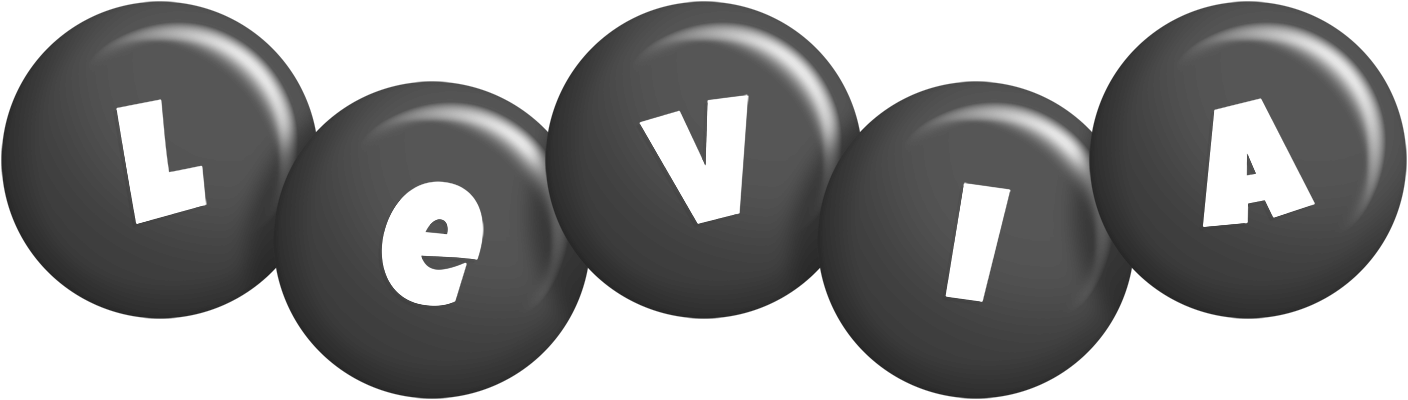 Levia candy-black logo
