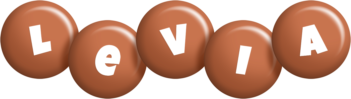 Levia candy-brown logo