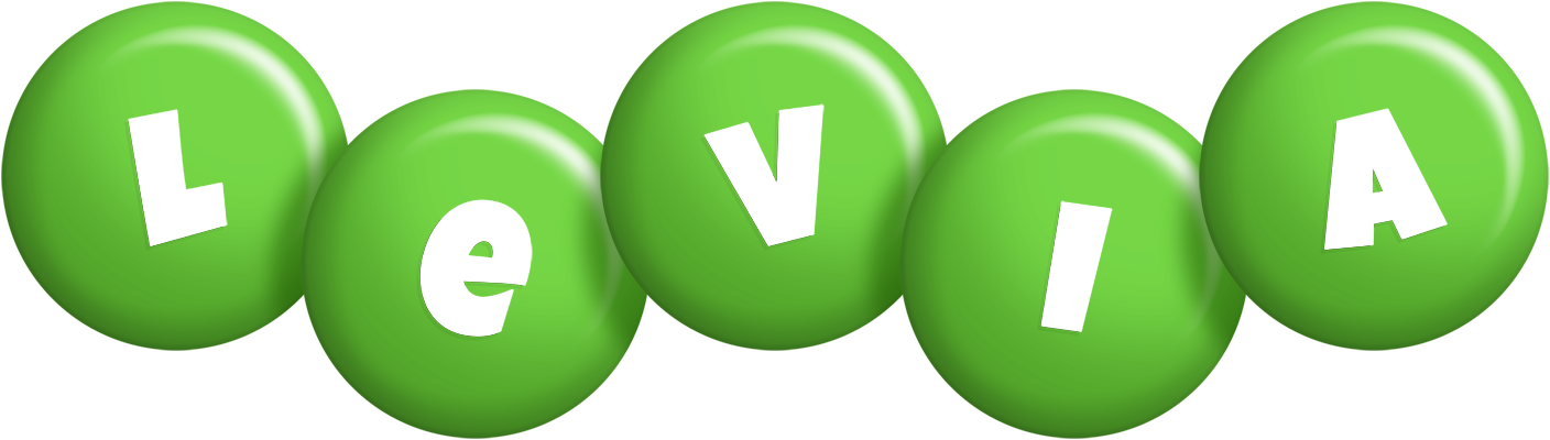 Levia candy-green logo