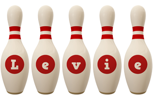 Levie bowling-pin logo