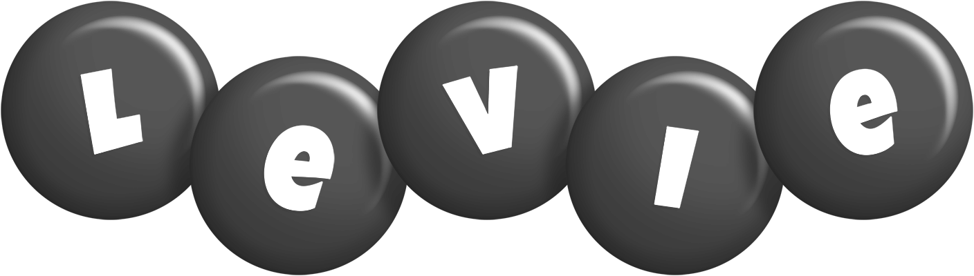 Levie candy-black logo