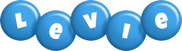 Levie candy-blue logo