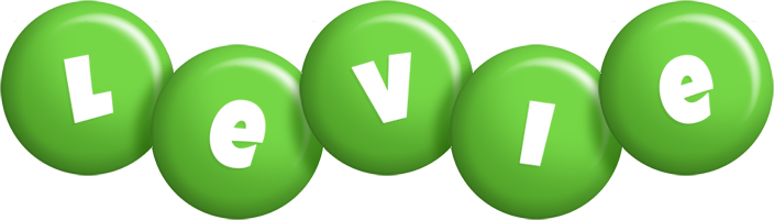 Levie candy-green logo