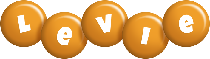 Levie candy-orange logo