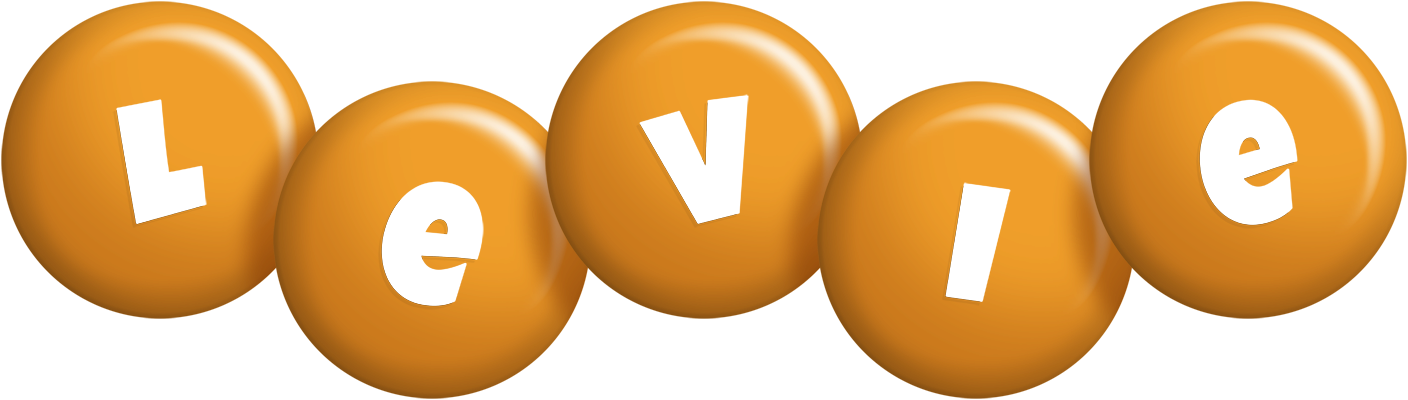 Levie candy-orange logo