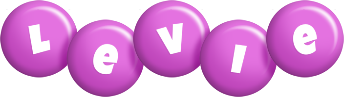 Levie candy-purple logo