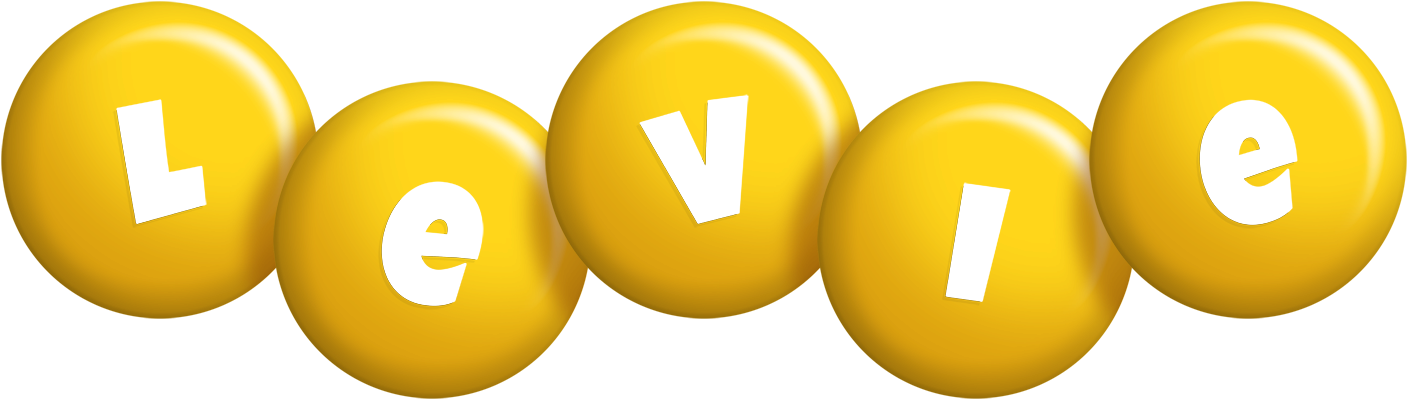 Levie candy-yellow logo